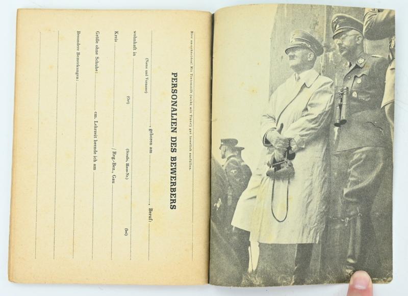 German Waffen-SS Recruitment Booklet 'Dich Ruft die SS'
