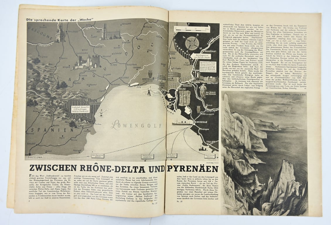 German Third Reich Magazine 'Die Woche' 1943