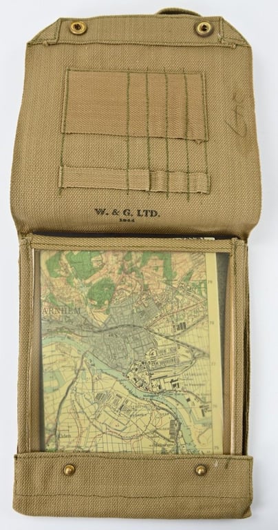 British WW2 Officer Mapcase 1944