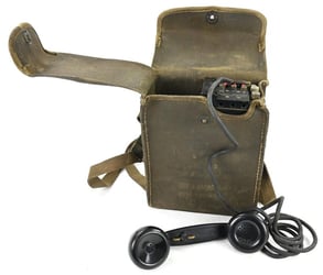 US WW2 Signal Corps telephone EE-8-B in Canvas...