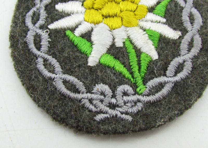 Wehrmacht Gebirgsjäger Edelweiss sleeve badge