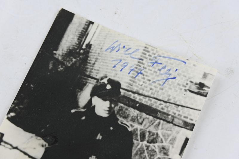 Signature of Waffen-SS KC Recipient 'Willi Fey'