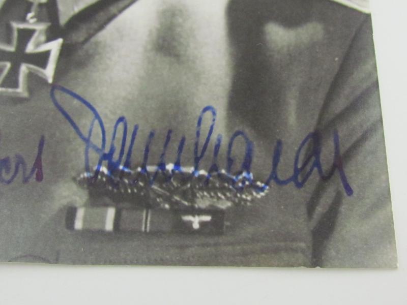 Autograph Major Oskar-Hubert Dennhardt