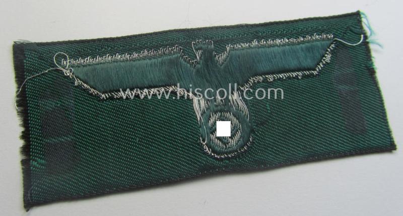 WH (Heeres) 'flatwire'-woven 'Offiziersadler für Schiffchen o. Knautschmütze'