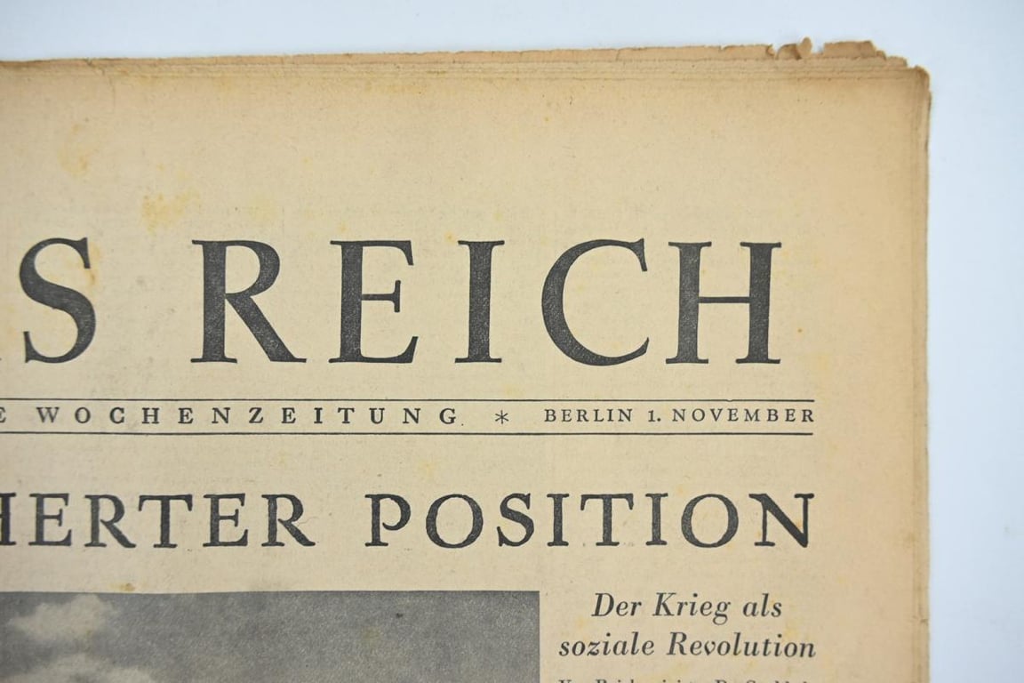 German Newspaper “Das Reich” November 1942
