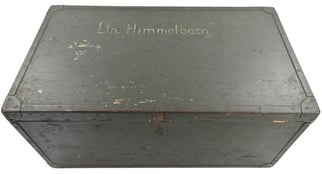German WH Officer Clothing Case / Re-issued Luftschutz...