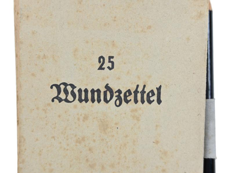 German WH Medical Wound Tag Booklet