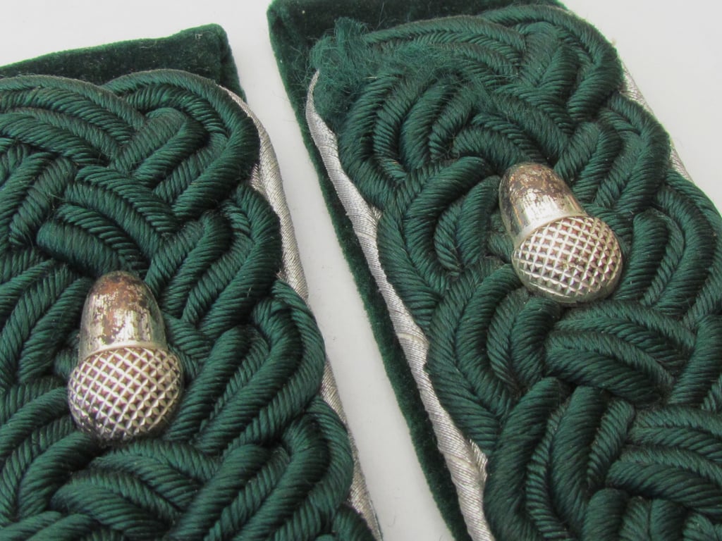 German State Forestry Service Forstmeister Shoulder Boards – 1942 Pattern