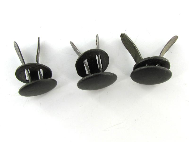 Set of 3x German helmet rivets dated 1944