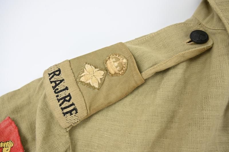 British WW2 Tropical RAJ.RIF KD Tunic 19th Indian Division