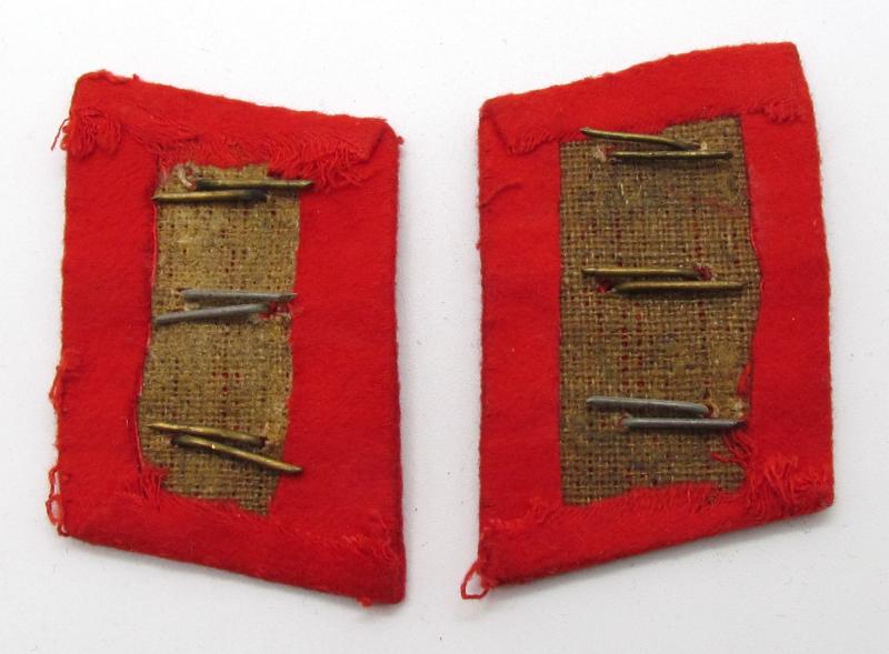 Luftwaffe 'Obergefreiter ' Collar Tabs for anti-aircraft ‘Flak’