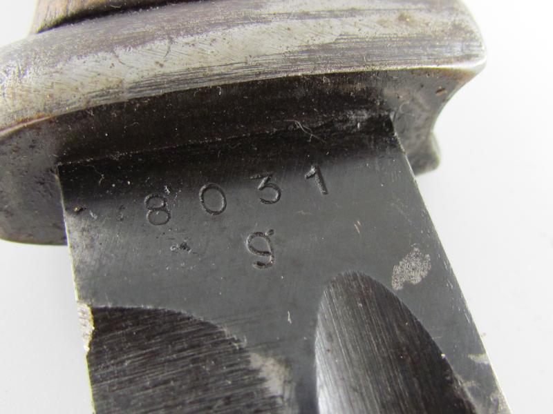 K98 Bayonet (Seitengewehr)SG 84/98 With Frog