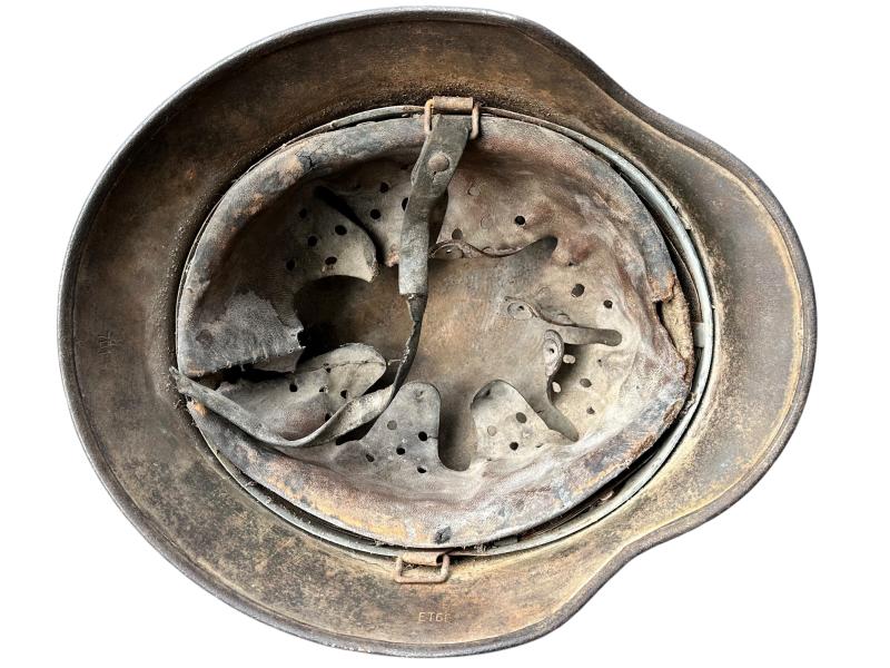 Waffen-SS M40 Ex Single Decal Helmet