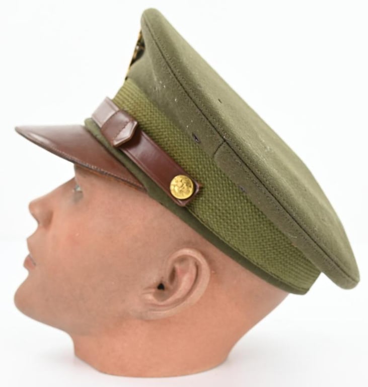 US WW2 Officer's Crusher Visor Cap