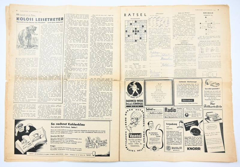 German Magazine 'Hamburger Illustrierte'