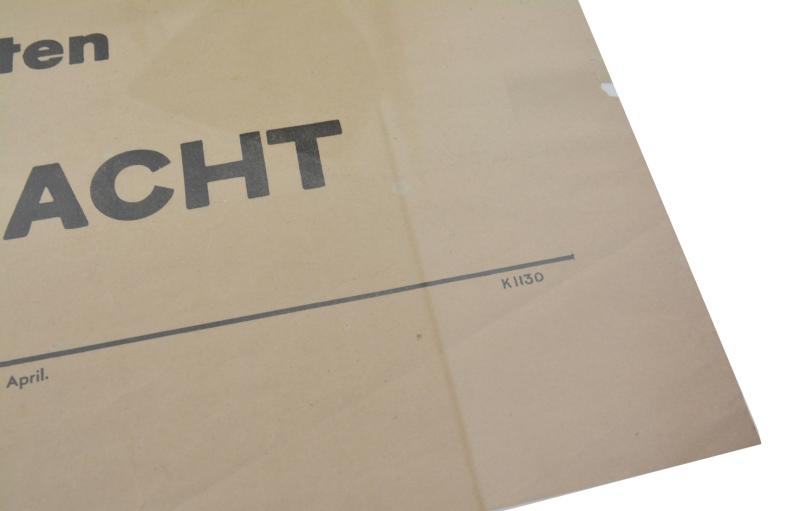 German Dutch NSB Poster 'March 1943'