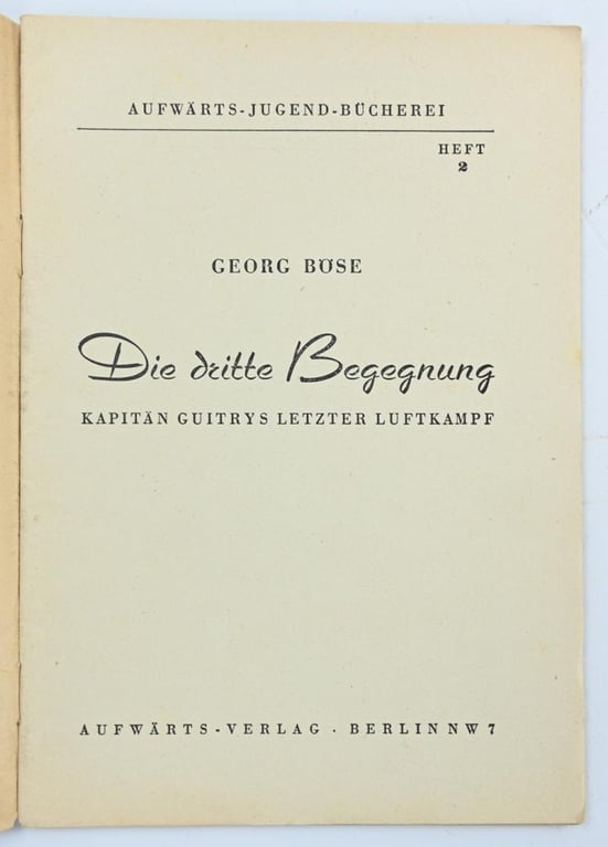 German Hiter Youth Magazine 'Die Dritte Begegnung'