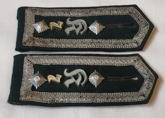 Pair of WH (Heeres), neatly 'cyphered'  M36/M40-pattern pointed...