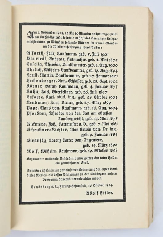 German Adolf Hitler Mein Kampf Book Set
