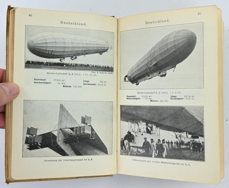 German WW1 Pocketbook 'Airplane Identification' 1914