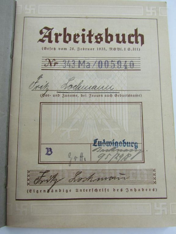 German Arbeitsbuch 1st pattern