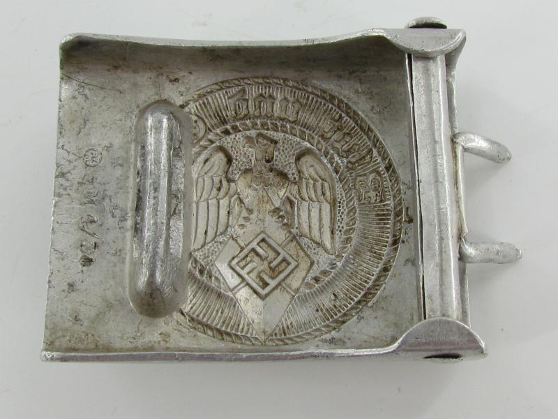 Hitler Youth Belt With Aluminum Buckle and Shoulder Strap RZM M4/30