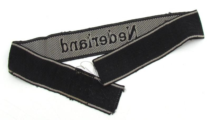 Waffen-SS BeVo 'Nederland' Cufftitle