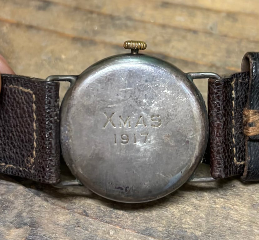WW1 Attributed Wrist Watch and Private Purchae compass