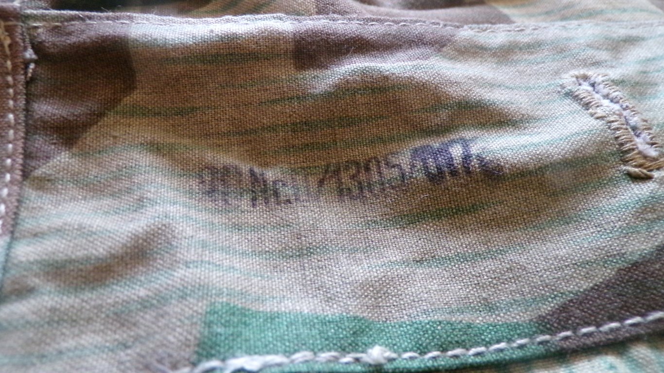 M31 Wehrmacht Zeltbahn with RbNr.