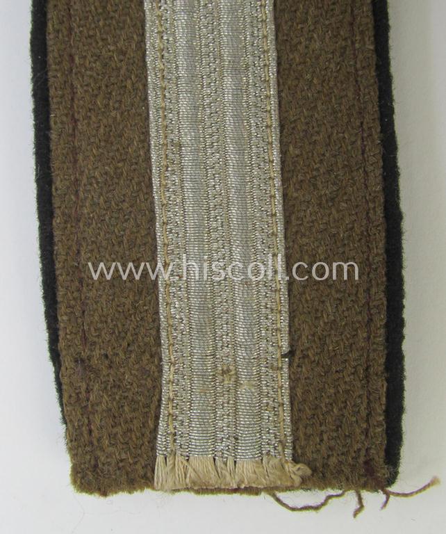 Single, 'Organisation Todt' (ie. 'OT'-) related, mid- (ie. later-) war period, NCO-type shoulderstrap as was intended for - and clearly used by! - an: 'OT-Truppführer' (ie. 'Unteroffizier')