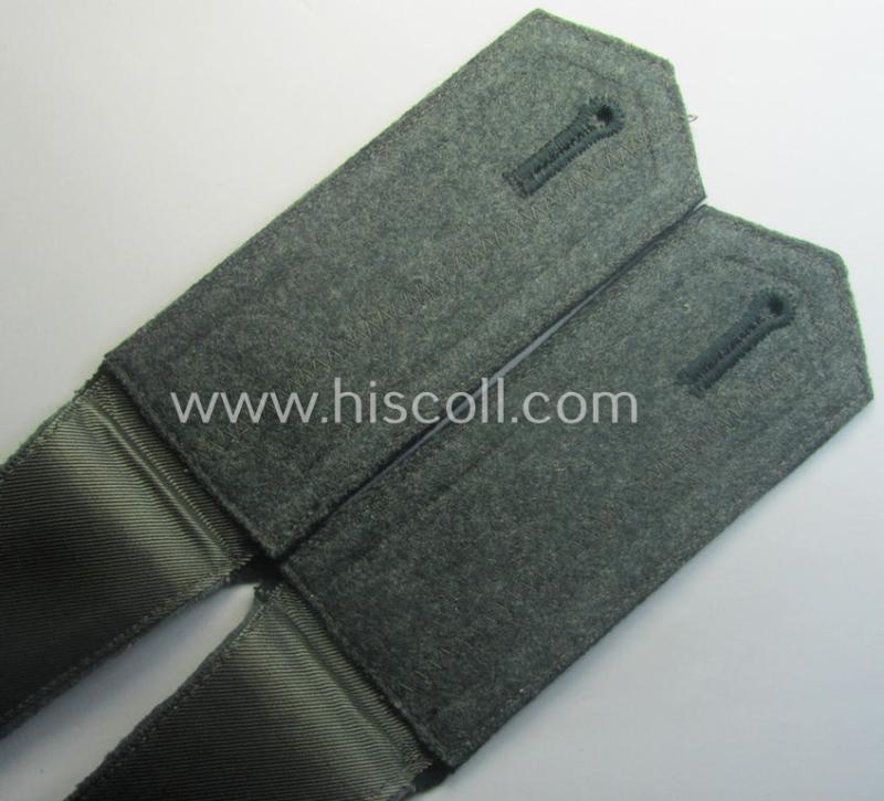'Virtually mint' pair of WH (Heeres) neatly 'cyphered' ('M36'- ie. 'M40'-pattern and/or pointed-style) NCO-type shoulderstraps: 'Uffz. des Infanterie-Rgts. 119'