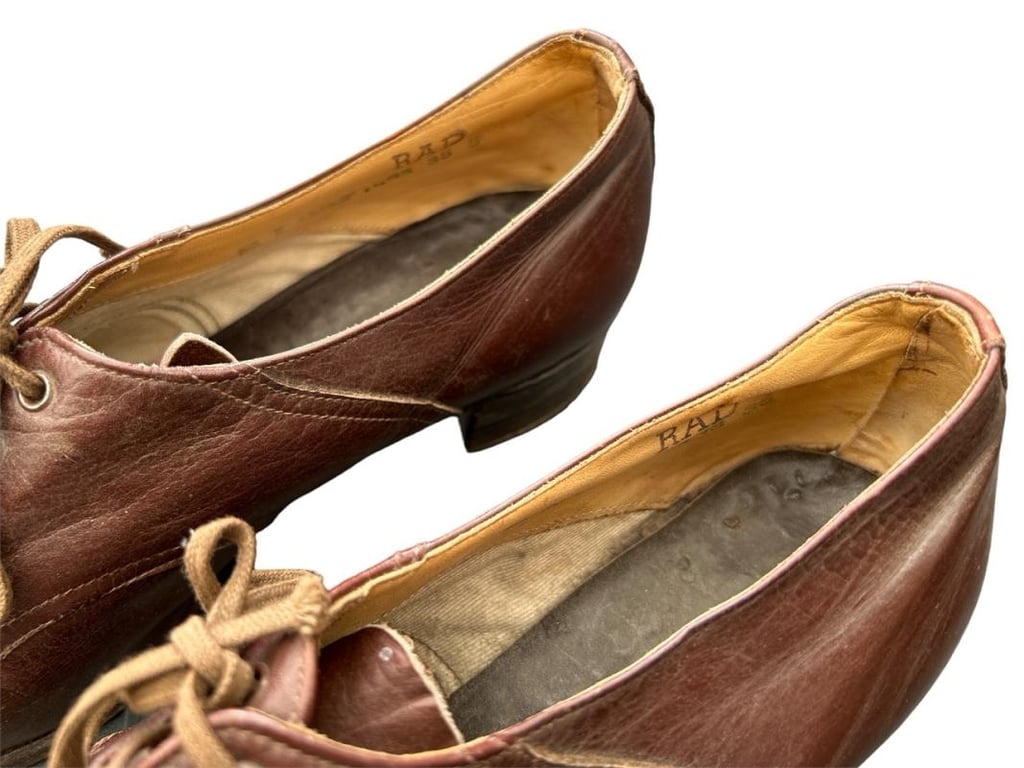 RAD ( Reichsarbeitsdienst ) Female Shoes ....RAD Marked