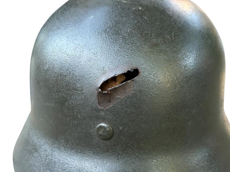 Q64 Polizei Double Decal Helmet '' Battle-Damage ''