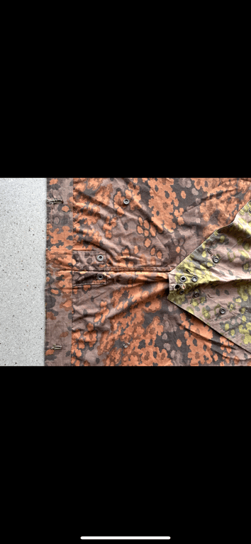 WWII German Waffen SS Zeltbahn Oak B pattern