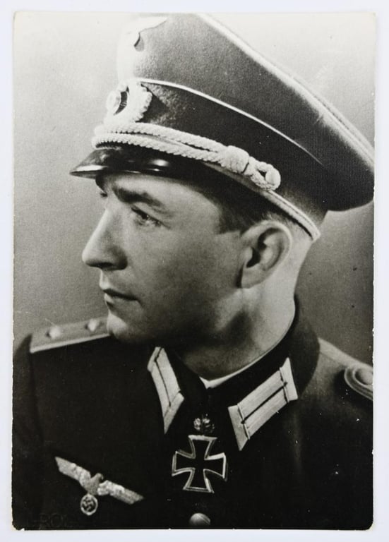 Signature of Wehrmacht Heer KC&OLC Recipient 'Wilhelm Köhler'