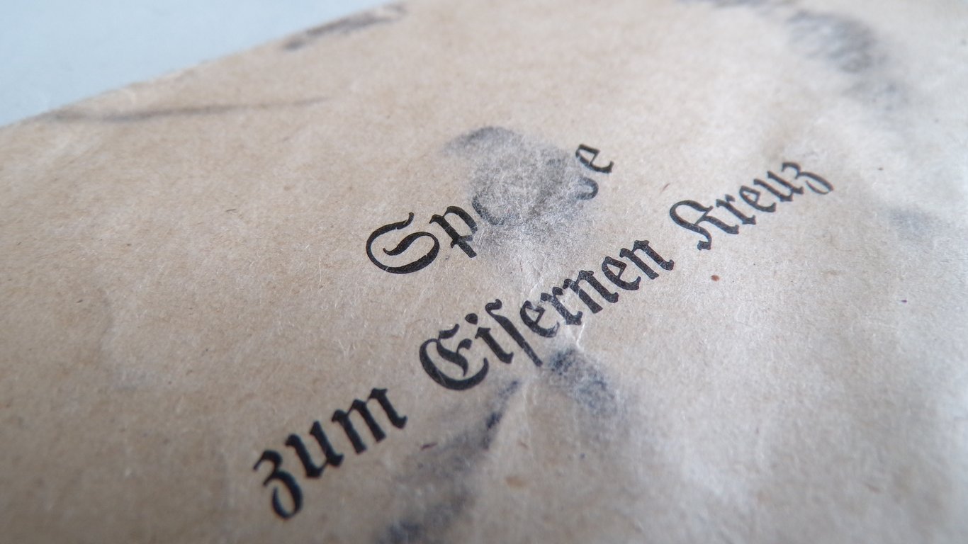 Imperial Iron Cross Ribbon Mount Envelope