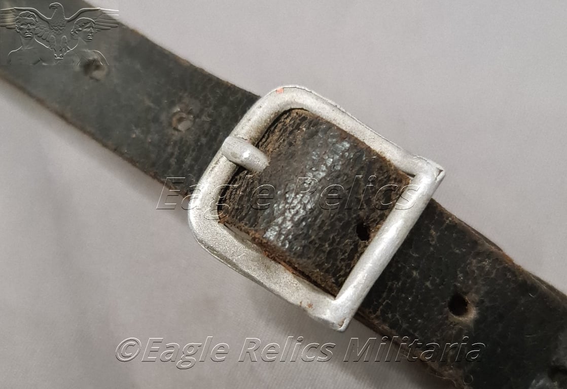 Early Leather Chinstrap for the combat Helmet