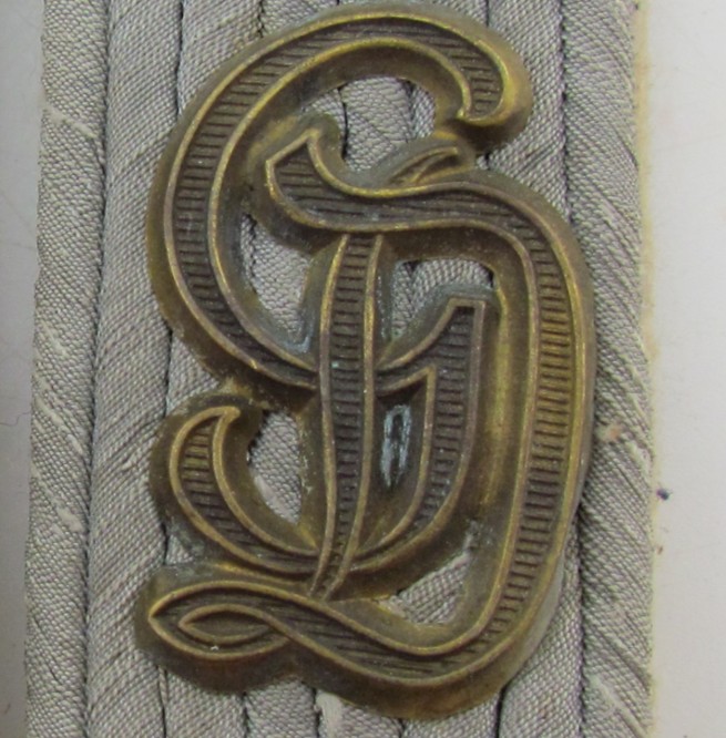 Grossdeutschland Infantry Leutnant's Shoulder Boards