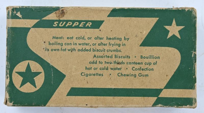US WW2 Ration Type K 'Supper'