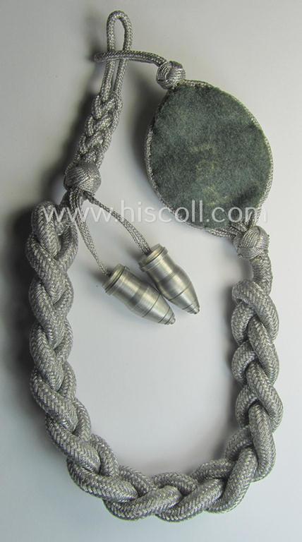 WH (Heeres) 'Schützenschnur - Stufe 7' (of the first pattern) having a double 'shell'-device period-attached