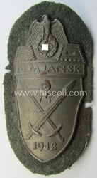 WH (Heeres ie. Waffen-SS) 'Demjansk'-campaign-shield as executed in...