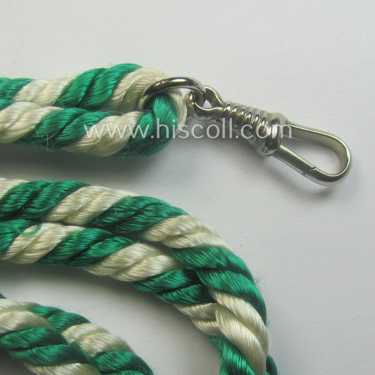 Attractive - and actually scarcely encountered! - so-called: HJ/DJ u. BDM/JM-'leaders-lanyard' (ie. 'Führerschnur') as was intended for usage by a: 'HJ-Gefolgschaftsführer o. HJ-Obergefolgschaftsführer'