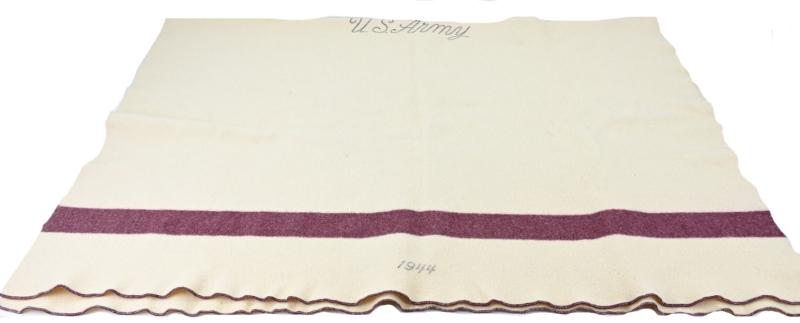 US WW2 Medical Department Wool Blanket 1944