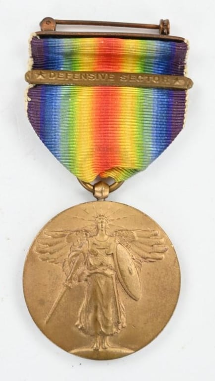 US WW1 Victory Medal with Picture