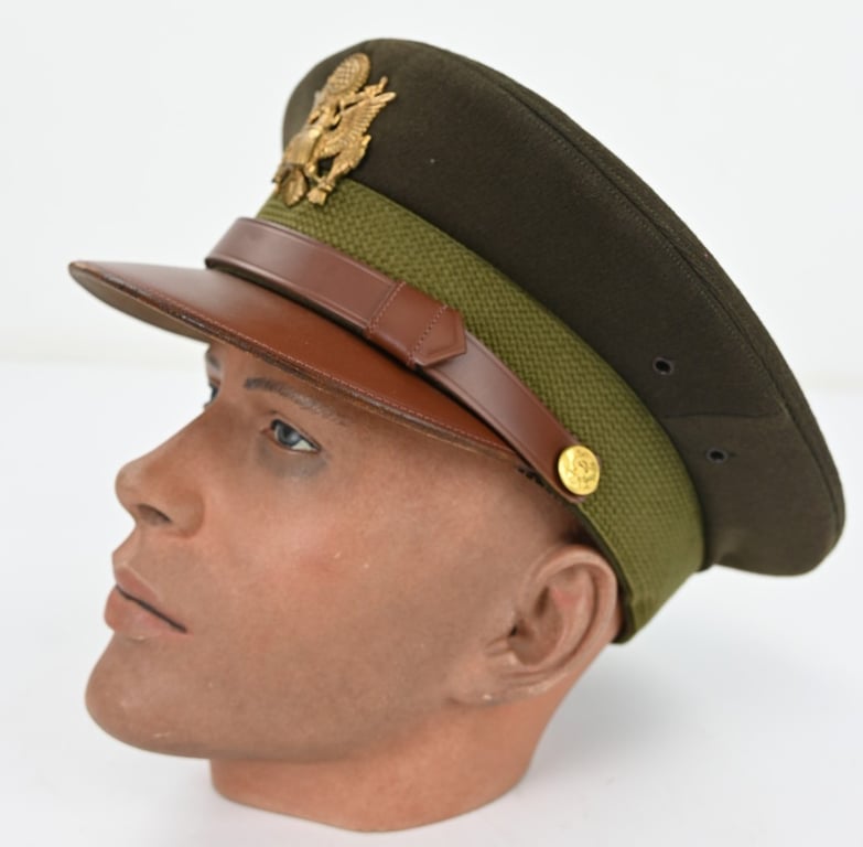 US WW2 Officer's Semi-Crusher Visor Cap