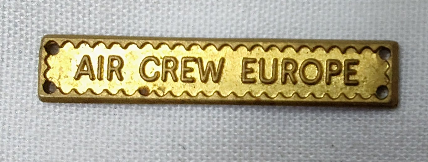 WW2 British set of three ribbon bars for the campaign stars.