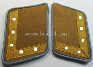 Fully matching pair of N.S.D.A.P.-type collar-patches (ie. 'Kragenspiegel...