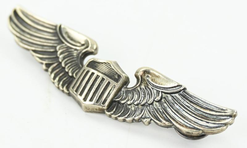 USAAF WW2 Sterling Pilot Wing