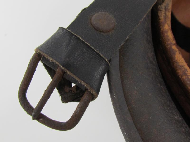 M35 Double Decal Polizei ‘beaded’ Luftschutz Helmet EF66