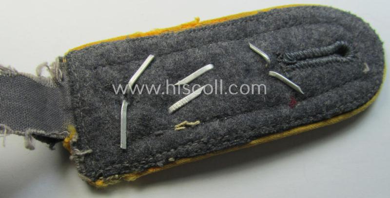 Single, WH (Luftwaffe) NCO-type shoulderstrap: 'Oberfeldwebel der Flg. o. FJ-Truppen u. Mitglied einer LW-Kriegsschule'